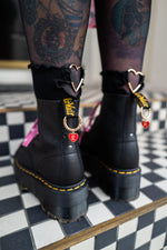 Load image into Gallery viewer, Red Heart Letter Boot Charms
