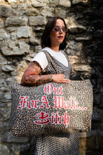 Load image into Gallery viewer, Patrol Leopard Print Oversized Tote Bag
