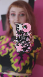 Load and play video in Gallery viewer, Black &amp; Pink Ouija Planchette Phone Case
