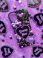 Load image into Gallery viewer, Dump Him Lilac &amp; Black Phone Case
