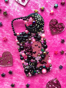 Love x Hate Heart Pink & Black Phone Case