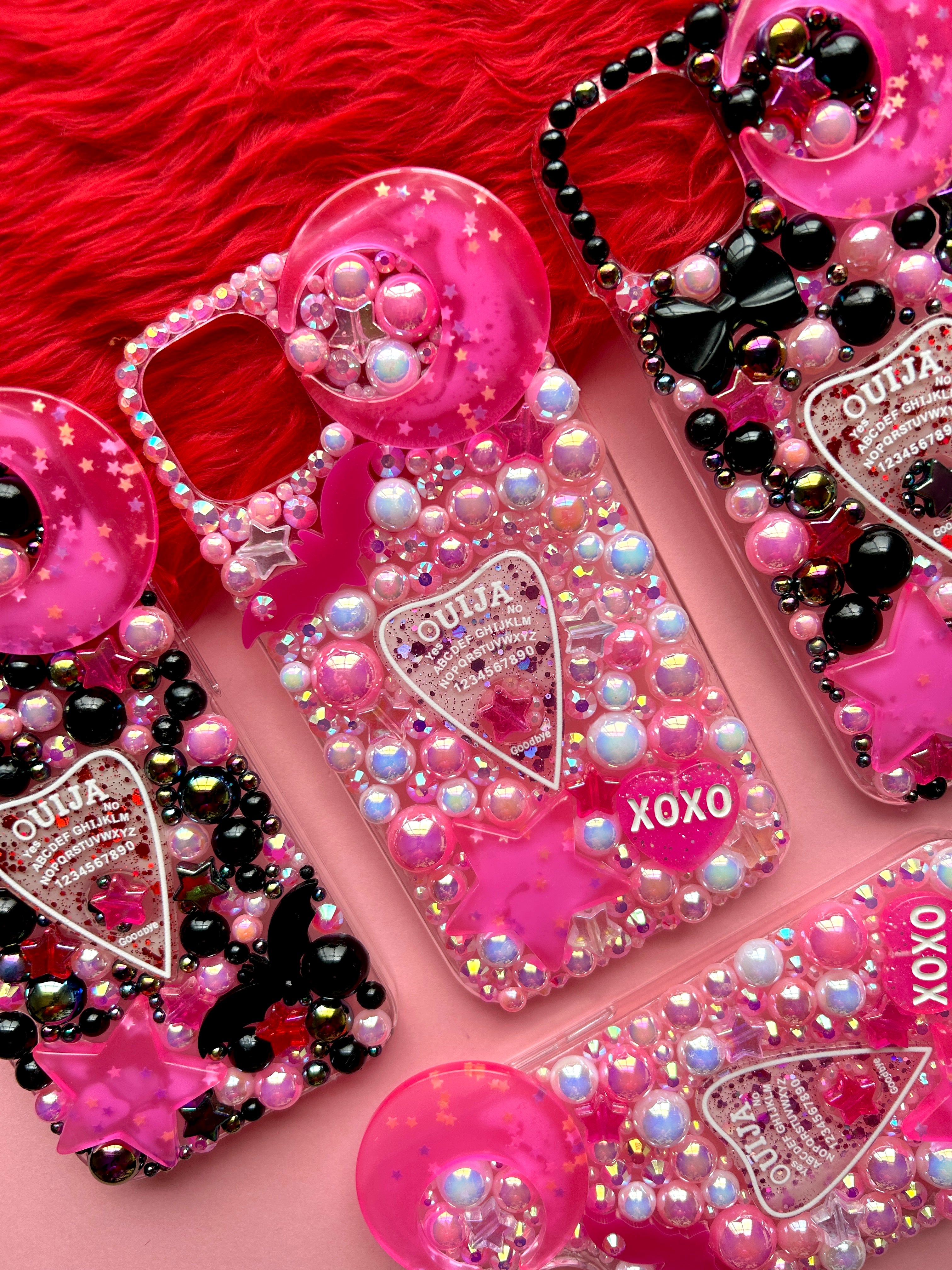 Pink Glitter Ouija Planchette Phone Case