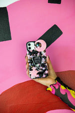 Load image into Gallery viewer, Black &amp; Pink Ouija Planchette Phone Case
